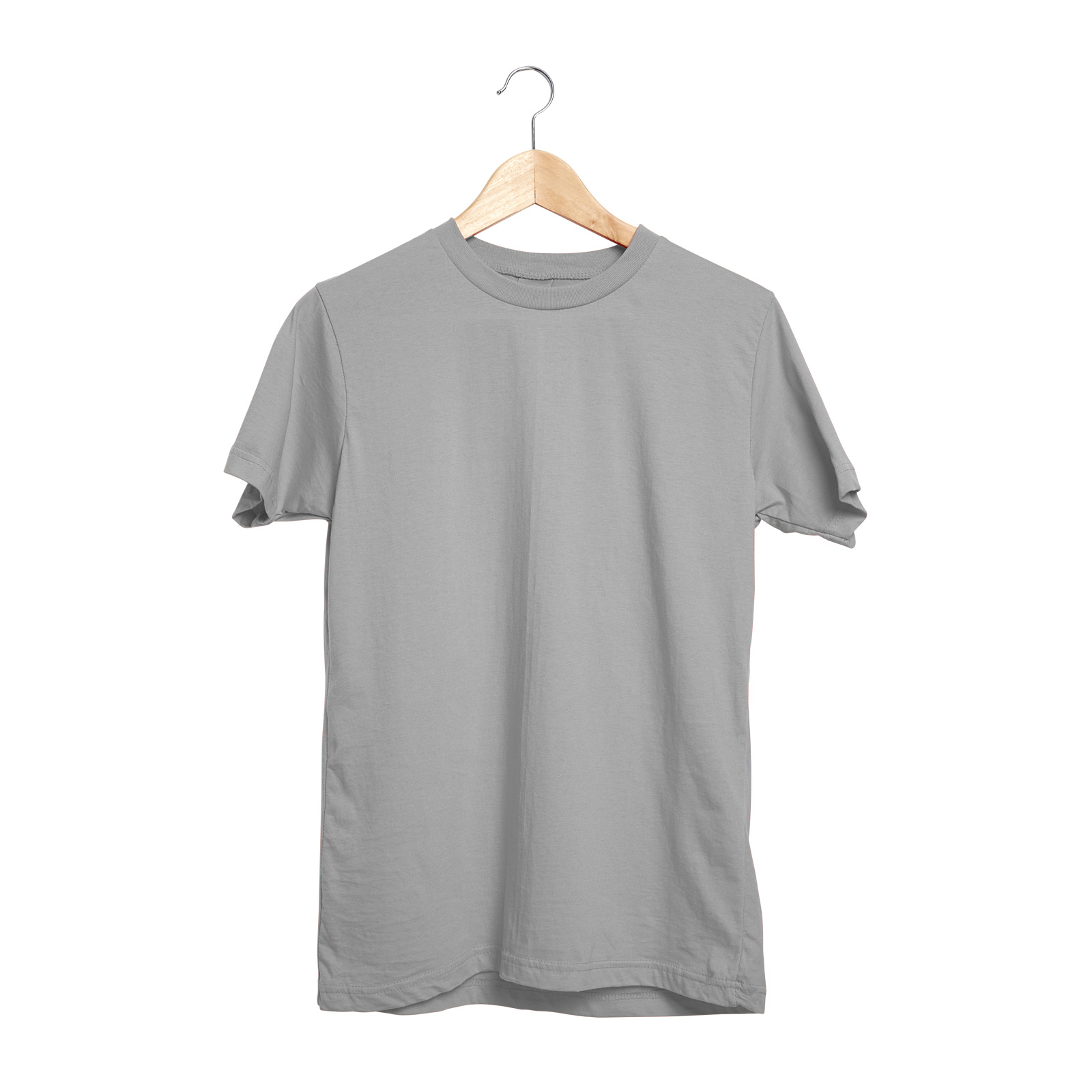 GARDENYA GRİ M SIFIR YAKA TİŞÖRT