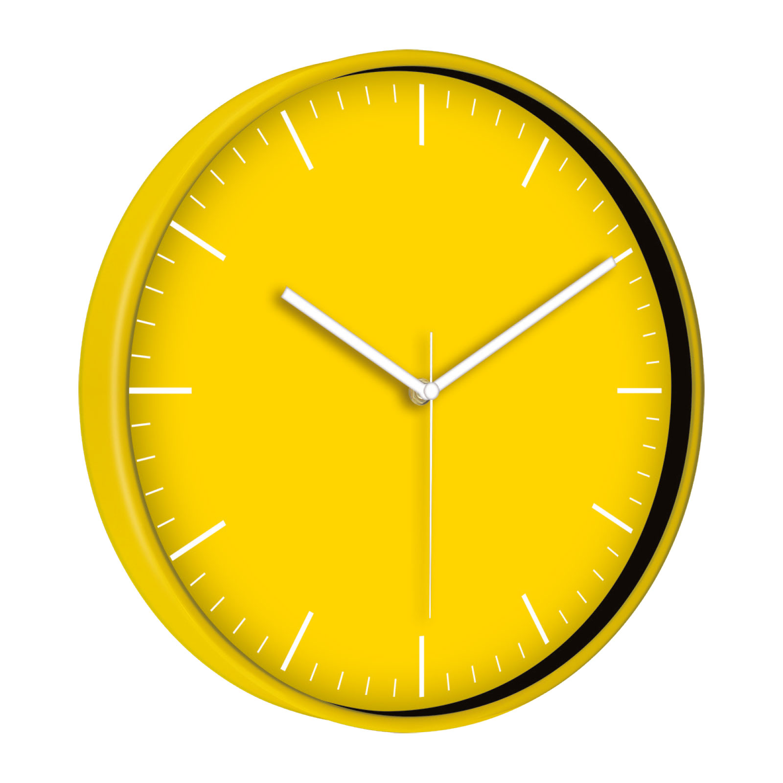 MİMAS186 SARI PLASTİK KASA DUVAR SAATİ (380 MM)